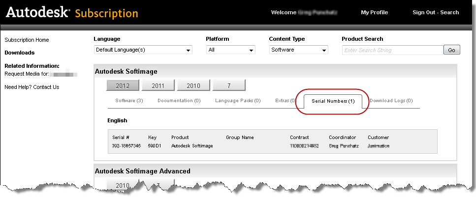 Finding Your Serial Number And Product Key In Sub Center Ex Si